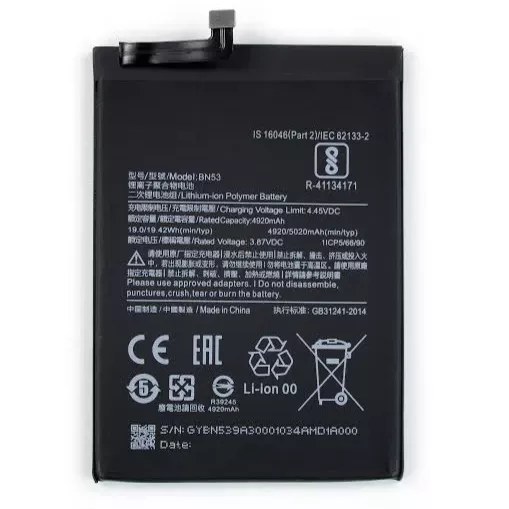 BATTERIE REDMI NOTE 9 PRO / NOTE 10 PRO (BN53)