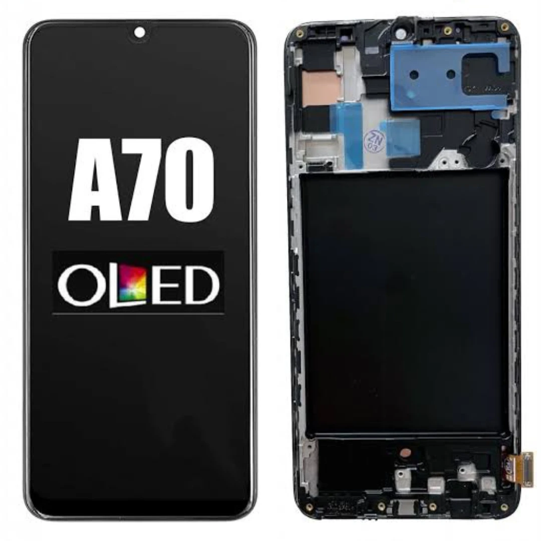 AFFICHEUR SAMSUNG A70 OLED FULL WITH FRAME