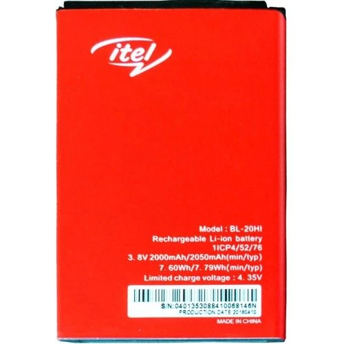 BATTERIE ITEL A16 PLUS ( BL-20HI )