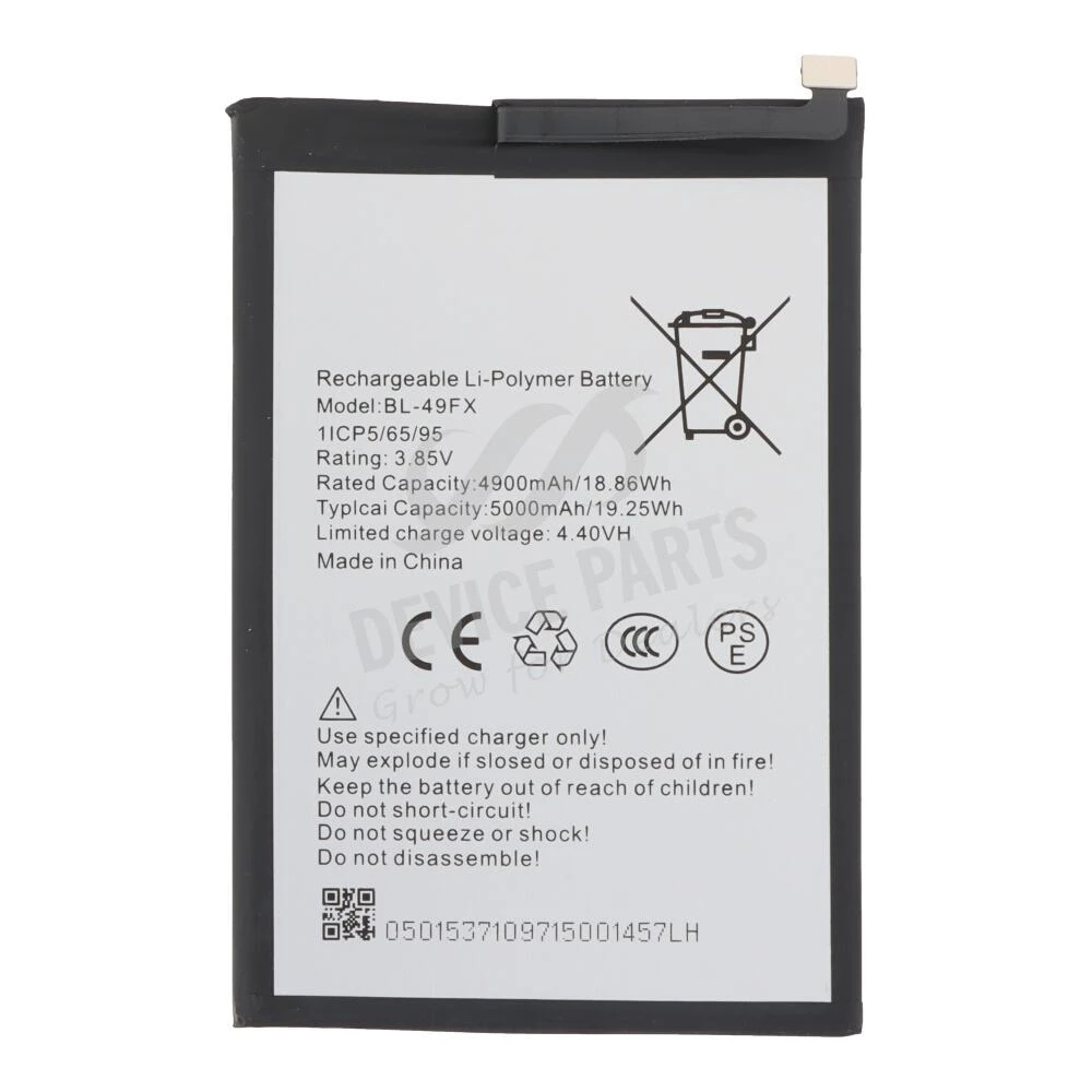 BATTERIE INFINIX (BL-49FX) INFINIX HOT 8 / INFINIX HOT 8 LITE / INFINIX HOT 9 / INFINIX HOT 9 PRO / INFINIX HOT 10 LITE / INFINIX NOTE 7 LITE / INFINIX SMART 5 / INFINIX SMART 6