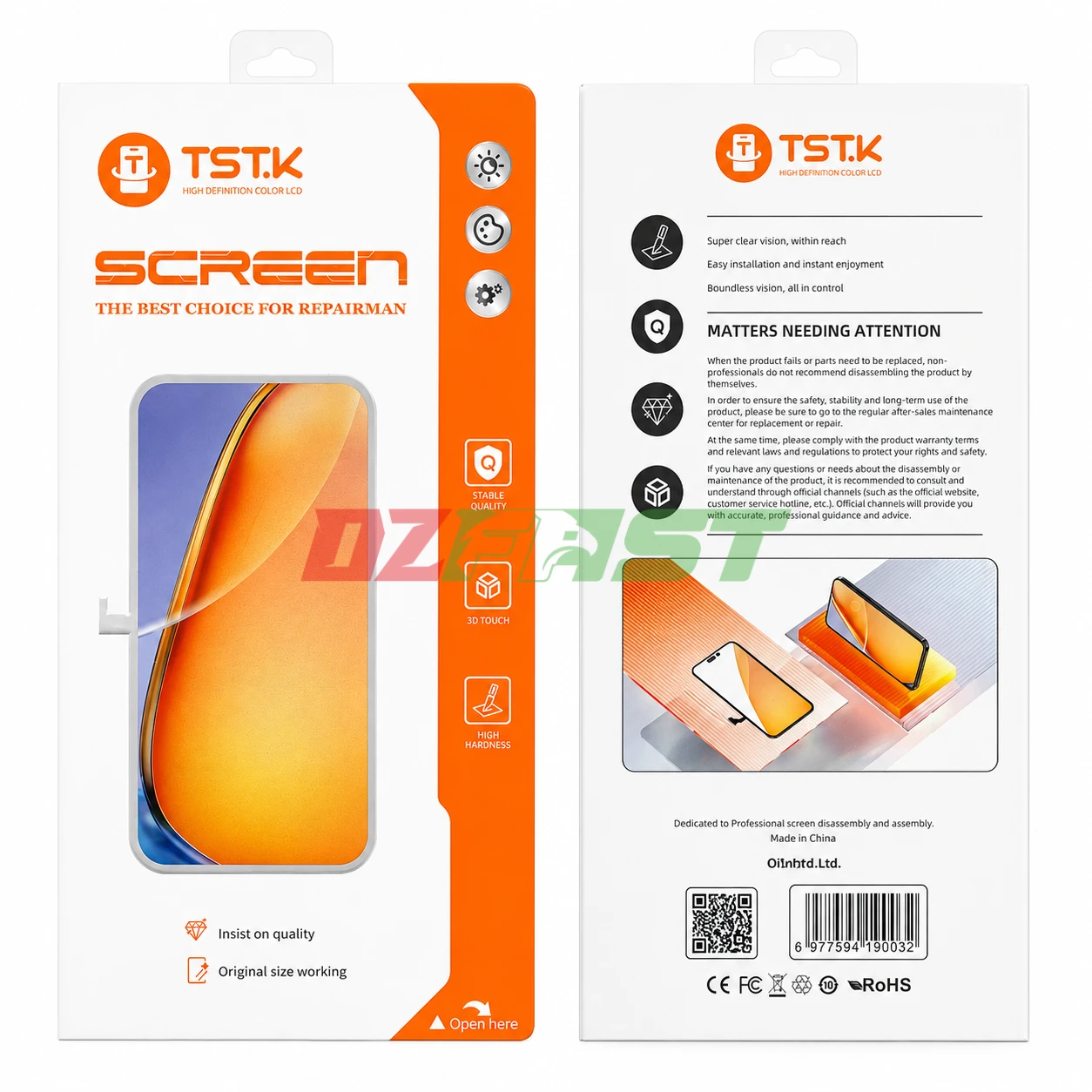 AFFICHEUR OPPO A15 / A16 / A15S  / A16K / C12  / C11 2020 / A16S / A54S / A56 ORIGINAL TSTK